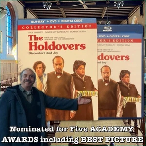 The Holdovers (Blu & DVD) Paul Giamatti - EXCELLENT CONDITION! With Slipcover! - Picture 1 of 7