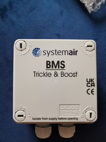 BMS Trickle And Boost Switch Systemair | eBay