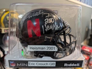 Eric Crouch Nebraska Cornhuskers autographed signed Mini Helmet coa - Picture 1 of 4
