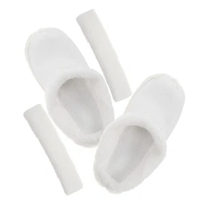  Forros de zapatos difusos inserciones de botas extraíbles para mujer plantilla cálida para pies - Imagen 1 de 12