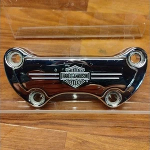 Harley-Davidson OEM Dyna Softail 1 in Handlebar Top Clamp Riser Chrome 56568-86B - Foto 1 di 13