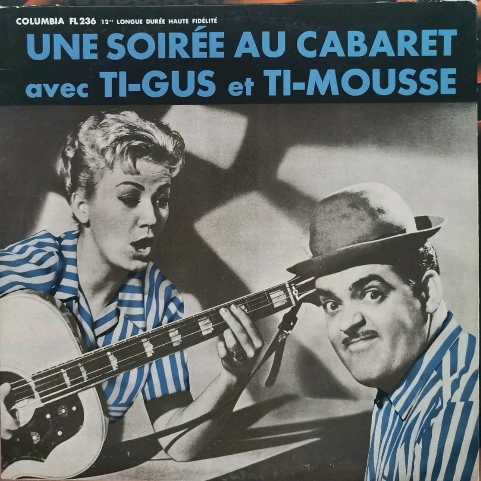 Vinyl LP Ti-Gus Et Ti-Mousse - Une Soiree Au Cabaret FL236 VG Canada Comedy - Image 1 of 4