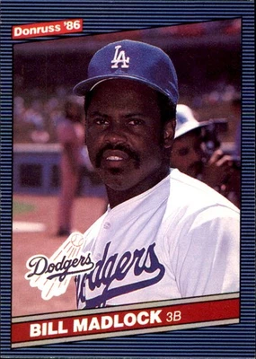 Bill Madlock 1986 Donruss #238 Los Angeles Dodgers ENVÍO GRATUITO AutographDen Foto 1 de 2