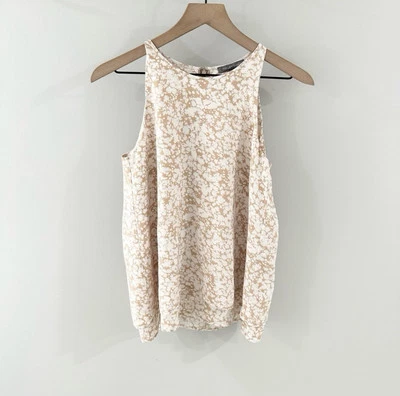 Camiseta sin mangas Piperlime Tinley Road floral rosa talla pequeña Foto 1 de 4