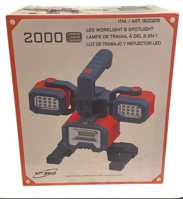 LED Worklight & Spotlight Rechargeable 2000 Lumens ePower360 by Sirius - NIB - Image 1 of 4