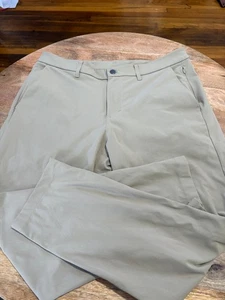 Lululemon ABC 36 Warpstreme Hose Herren Beige Stretch Commute Active - Bild 1 von 6