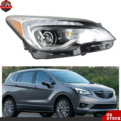 Passenger Side Headlight Headlamp For 2016 2017 2018 2019 2020 Buick Envision - Image 1 of 4