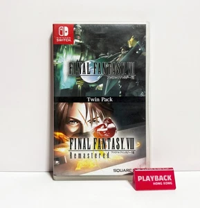Asian English Final Fantasy VII & VIII Remastered Twin Pack Nintendo Switch Asia - Picture 1 of 3