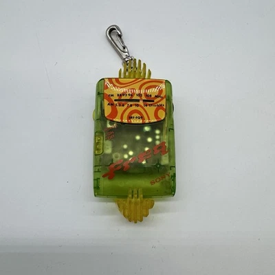 Vintage Sony SRF-FQ9 Green Clear AM/FM Radio Preowned Tested - Image 1 of 4