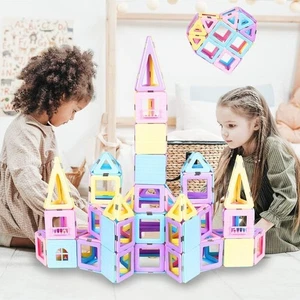 HLAOLA Magnetic Blocks 102PCS Upgrade Magnetic Building Blocks for Kids Magnetic - Picture 1 of 7