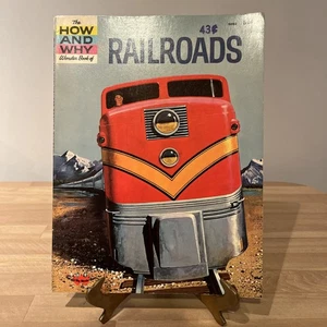 How And Why Wonder Book Of Railroads - Picture 1 of 5