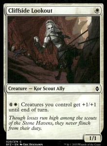 Cliffside Lookout 020/274 Battle for Zendikar MTG Magic the Gathering card - Picture 1 of 2
