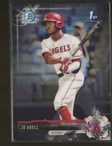 2017 Bowman Draft Jo Adell Chrome Los Angeles Angels - Picture 1 of 2