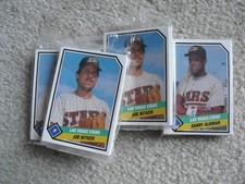 Lot of 4 1989 CMC Las Vegas Stars Minor League Team Sets S Alomar RC