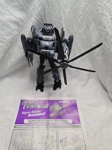 Transformers 2007 Blackout Gyro Blade Fast Action Battlers Movie Decepticon plus - Picture 1 of 11