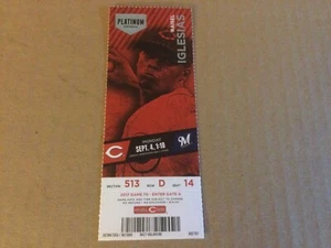CINCINNATI REDS 2017 TICKET STUB 9/4/17 vs BREWERS~Billy Hamilton WALK-OFF HR - Picture 1 of 1