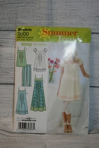 Simplicity Sewing Pattern 0600 - Misses Summer Dress In 3 Lengths - Size 4-12 - Picture 1 of 2