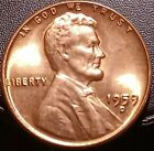 1959-D 1C RD Lincoln Cent. unc. Superbe pièce de monnaie. Lot en vente. Un cent à la fois