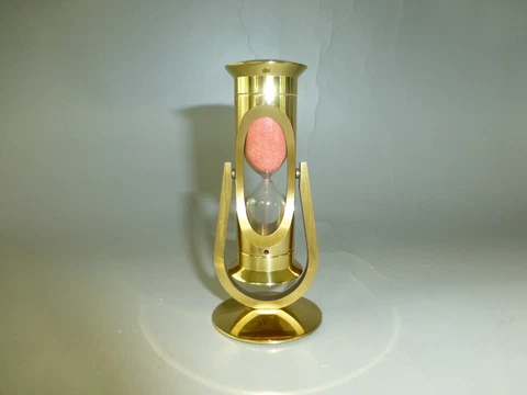 Rare Vintage Pivoting 3 minutes Hourglass Made by Angelus Watch Co. (See Video) Cover