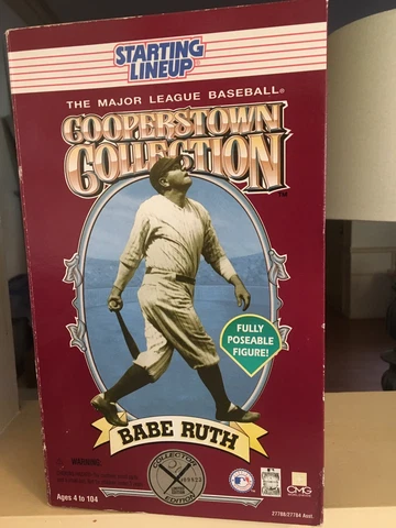 $20-Babe Ruth New York Yankees 12 in. Fully Poseable MLB Starting Lineup Figure Cover