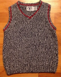 Kitestrings Boutique Boys Sz. 4 Navy White Red Sweater Vest - Picture 1 of 1