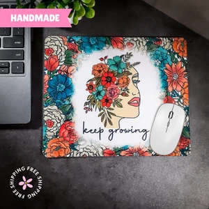 Keep Growing Mauspad 8,66" x 7,09" - Anti-Rutsch Polyester Gummi Pad - Bild 1 von 7