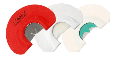 ZINK DUCK&GOOSE CALLS TRIPLE PAK DIAPHRAGM MOUTHTURKEY CALLS - Image 1 of 2