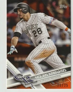 Nolan Arenado 2017 Topps Mini On Demand Orange 25/25 #US27 Rockies - Picture 1 of 1