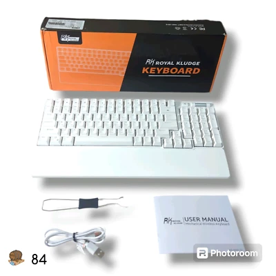 ROYAL KLUDGE RK96 Mechanical Keyboard - Red Switch + Magnetic Wrist Rest - Image 1 of 4