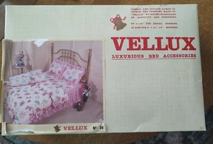 Vintage Vellux Spannbettlaken, Kissenschalen & gerollte Kissenbezüge - Bild 1 von 6