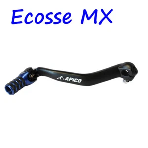 Yamaha YZ125 Gear Lever Pedal 1996-2004 Apico GPF301 Black/Blue Elite - Picture 1 of 6