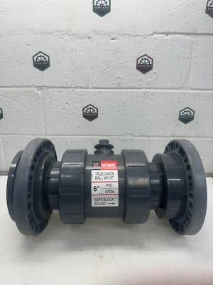 Hayward True Union Ball Valve 6” PVC, EDPM - Image 1 of 4