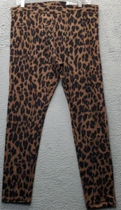 Style&co. Leggings Womens Size 0X Multi Animal Print High Elastic Waist Pull On - Picture 1 of 7
