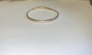 VINTAGE ITALIEN STERLINGSILBER ARMBAND MIT DESIGN, 7" LANG, HÜBSCH, SIEHE BILDER - Bild 1 von 21