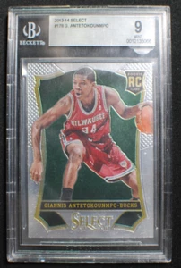 🌟 GIANNIS ANTETOKOUNMPO 2013-14 Panini Select Rookie RC #178 - MINT BGS 9 - Picture 1 of 2