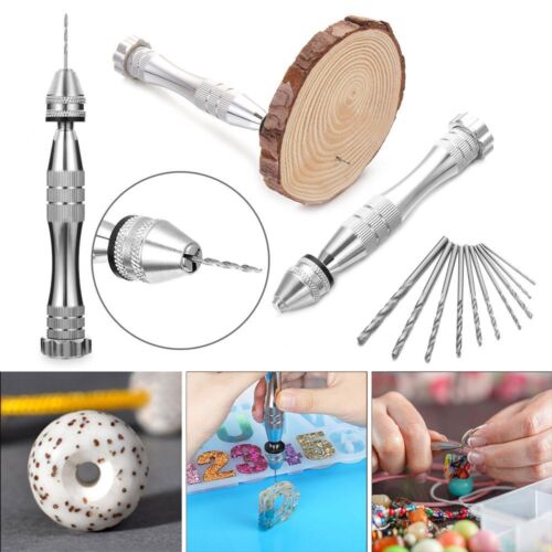 Epoxy Resin Crafts Hand Drill Jewelry Making Tools Resin Mold Drill Holes Tool