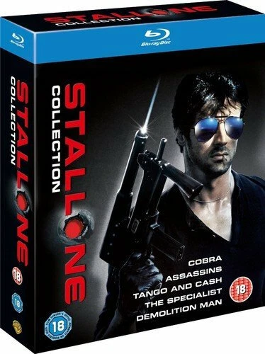 The Sylvester Stallone Collection Blu-ray DVD 2 Discs 5 Movies Cert 18