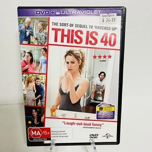 This Is 40 Comedy DVD, 2012, Very Good Condition PAL 2&4, Free Aust Post - Picture 1 of 4