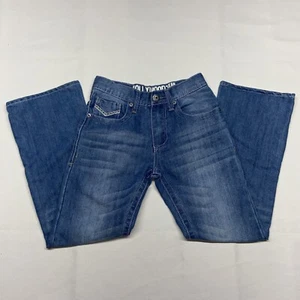 Hollywood The Jean People Low Boot Size Boys 12 Adjustable Waist Denim Jeans - Picture 1 of 12