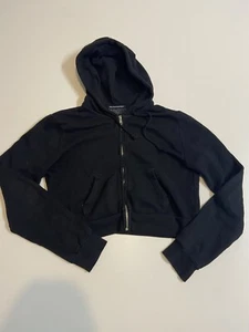 Women's Brandy Melville Small Black Crop Jacket - Picture 1 of 3