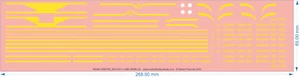 V-LINE DERM CA Decals- HO (1/87) N (1/160) - Water Decals - Picture 1 of 3