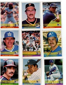 1984 DONRUSS BASEBALL COMPLETE YOUR SET U PICK 251-500