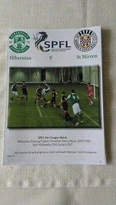 HIBERNIAN (HIBS) V ST (SAINT) MIRREN SPFL DEVELOPMENT MATCH 25/1/17 - Picture 1 of 1