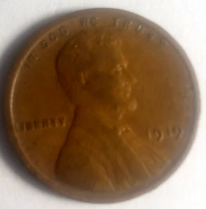 Lincoln Cent 1919 F Bronze inv134 - Picture 1 of 2