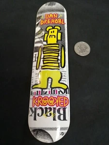 Dan Drehobl Black Krooked Mark Gonz Gonzalez Street Skateboard sticker  - Picture 1 of 1