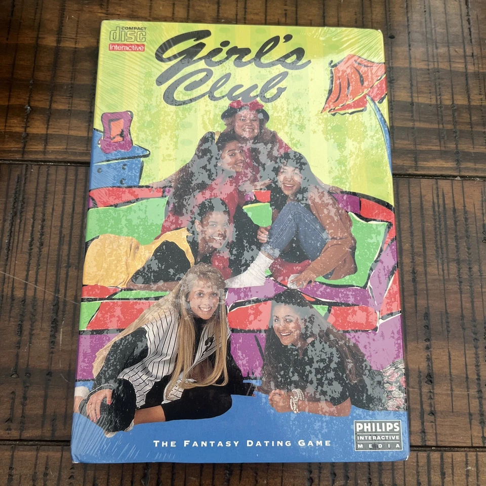 Philips CDi Girl’s Club 1992  RARE Complete Slip Cover Registration Card Manual - Image 1 of 4