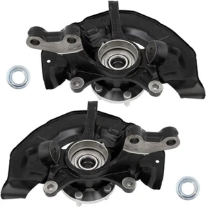 Pair Steering Knuckle & Wheel Bearing Hub Assembly Front for Lexus RX330 RX350 - Picture 1 of 8