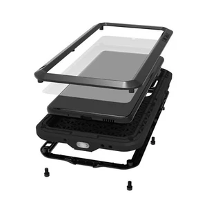 Case Galaxy S20 Plus Rain Guard Shockproof 1.8m Integral Powerful Love Mei Black - Picture 1 of 5