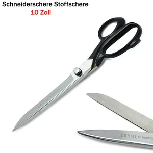 Profi Stoffschere Schneiderschere Textilschere 10 Zoll 27 Cm Rostfrei Edelstahl - Bild 1 von 4