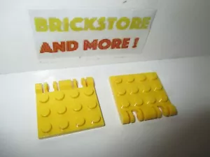 Lego - 2x Scharnier Scharnier Platte Platte 3x4 Locking 44570 Yellow/Gelb/Gelb - Bild 1 von 1